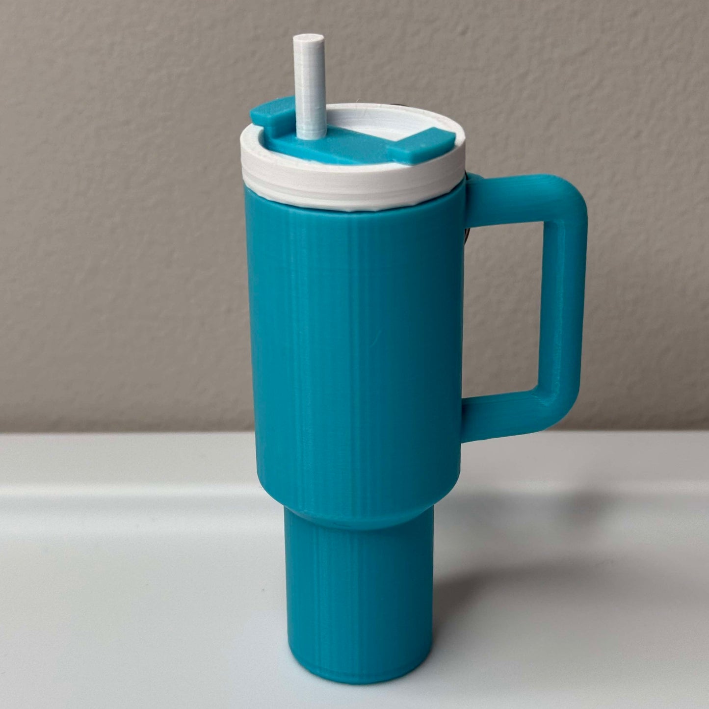 Blue Stanley Chapstick Keychain Holder