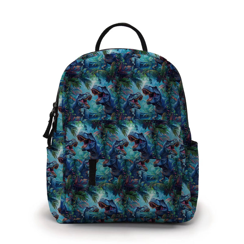 Mini Backpack - Blue Dinosaur