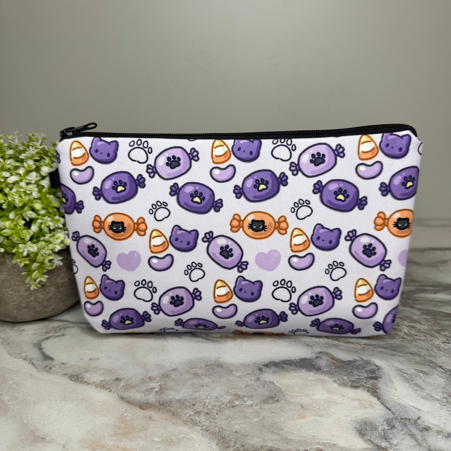 Pouch - Halloween Fall - Cat Paw Candy