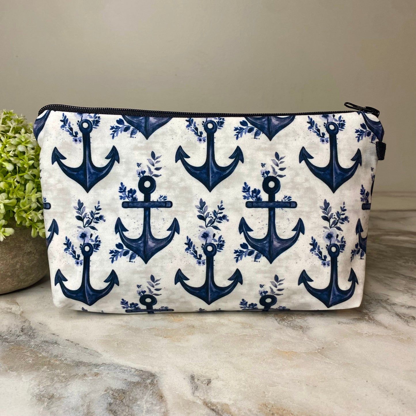 Pouch - Floral Anchor