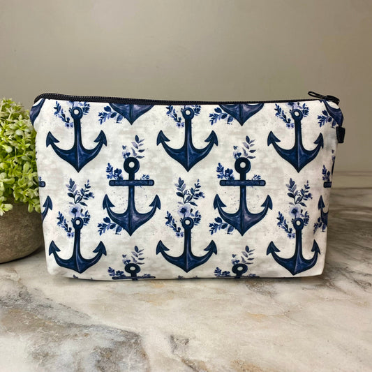 Pouch - Floral Anchor